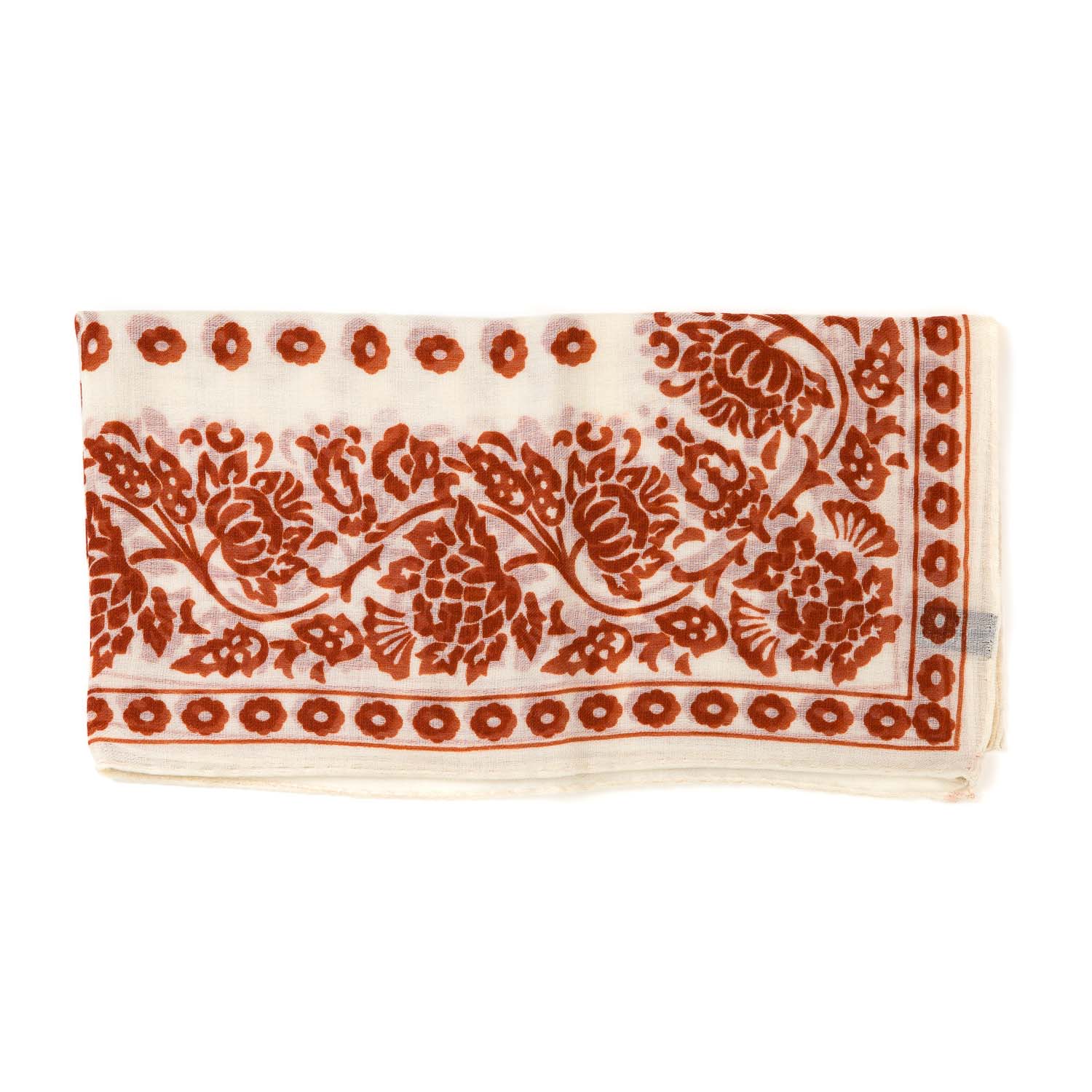 Bandana "Provence Geometric" made of Cashmere and Silk